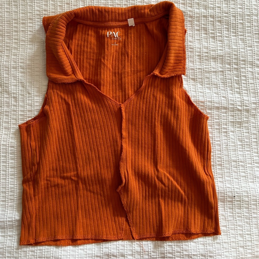 Cropped Orange Top